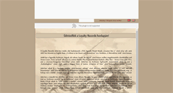 Desktop Screenshot of loyalty-records.com